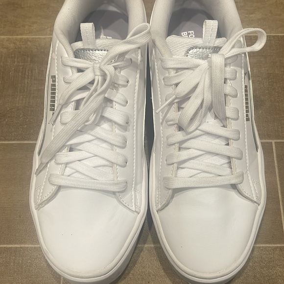 PUMA Smash Platform v3 Pop Up - White W - 392504-02 Sz 10 - Picture 2 of 6